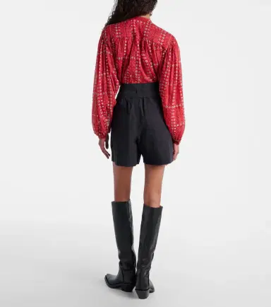 Marant Etoile Danica cotton-blend Bermuda shorts | Thumbnail 5 Marant Etoile Danica cotton-blend Bermuda shorts | Thumbnail 5