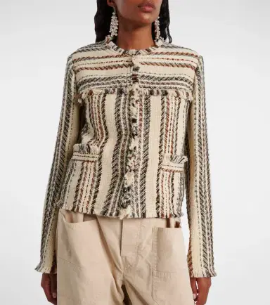 Marant Etoile Izaria cotton and wool-blend jacket | Thumbnail 5 Marant Etoile Izaria cotton and wool-blend jacket | Thumbnail 5