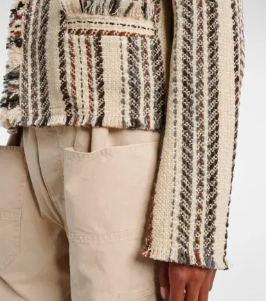 Marant Etoile Izaria cotton and wool-blend jacket | Thumbnail 6 Marant Etoile Izaria cotton and wool-blend jacket | Thumbnail 6