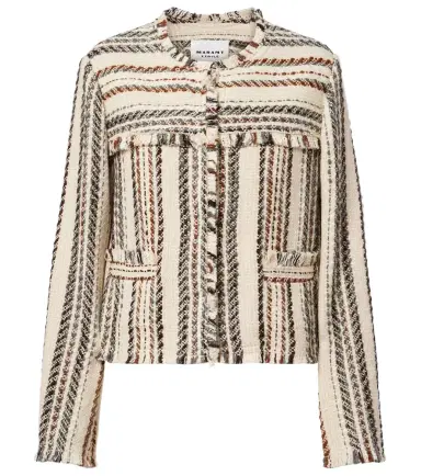 Marant Etoile Izaria cotton and wool-blend jacket | Thumbnail 1 Marant Etoile Izaria cotton and wool-blend jacket | Thumbnail 1