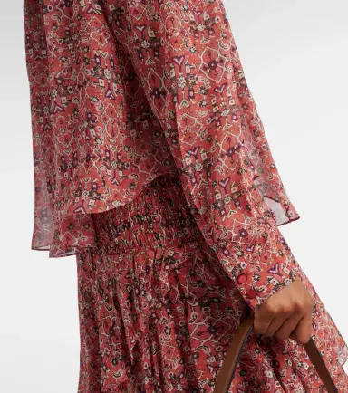 Marant Etoile Neolin printed crêpe blouse | Thumbnail 3 Marant Etoile Neolin printed crêpe blouse | Thumbnail 3
