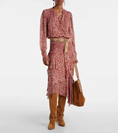 Marant Etoile Neolin printed crêpe blouse | Thumbnail 4 Marant Etoile Neolin printed crêpe blouse | Thumbnail 4