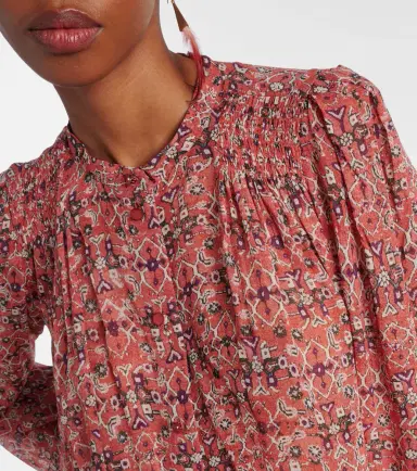 Marant Etoile Neolin printed crêpe blouse | Thumbnail 6 Marant Etoile Neolin printed crêpe blouse | Thumbnail 6