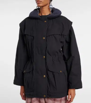 Marant Etoile Damone hooded cotton-blend jacket | Thumbnail 4 Marant Etoile Damone hooded cotton-blend jacket | Thumbnail 4