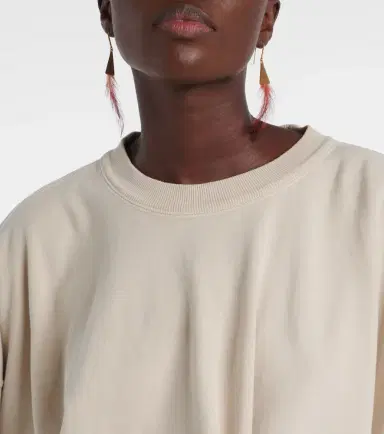 Marant Étoile Draped cotton jersey sweatshirt dress | Thumbnail 7 Marant Étoile Draped cotton jersey sweatshirt dress | Thumbnail 7