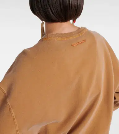 Marant Étoile Pipper gathered cotton sweatshirt dress | Thumbnail 4 Marant Étoile Pipper gathered cotton sweatshirt dress | Thumbnail 4
