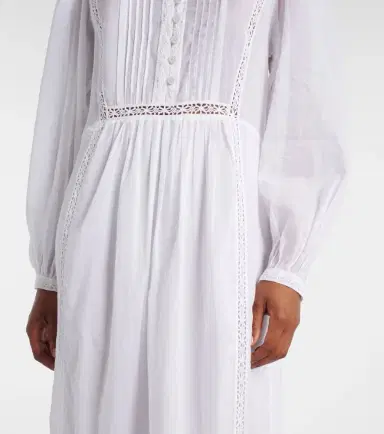 Marant Étoile Gisela lace-trimmed cotton maxi dress | Thumbnail 2 Marant Étoile Gisela lace-trimmed cotton maxi dress | Thumbnail 2