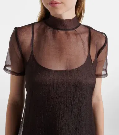 Staud Calluna organza maxi dress | Thumbnail 3 Staud Calluna organza maxi dress | Thumbnail 3