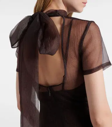 Staud Calluna organza maxi dress | Thumbnail 4 Staud Calluna organza maxi dress | Thumbnail 4