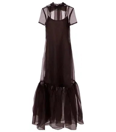 Staud Calluna organza maxi dress | Thumbnail 1 Staud Calluna organza maxi dress | Thumbnail 1