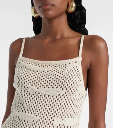Staud Rio crochet cotton beach dress | Thumbnail 4 Staud Rio crochet cotton beach dress | Thumbnail 4