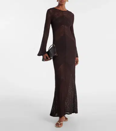 Staud Vera knitted open-back maxi dress | Thumbnail 2 Staud Vera knitted open-back maxi dress | Thumbnail 2