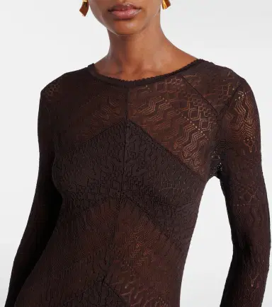 Staud Vera knitted open-back maxi dress | Thumbnail 3 Staud Vera knitted open-back maxi dress | Thumbnail 3
