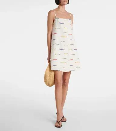 Staud Laura printed cotton minidress | Thumbnail 2 Staud Laura printed cotton minidress | Thumbnail 2