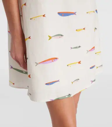 Staud Laura printed cotton minidress | Thumbnail 3 Staud Laura printed cotton minidress | Thumbnail 3
