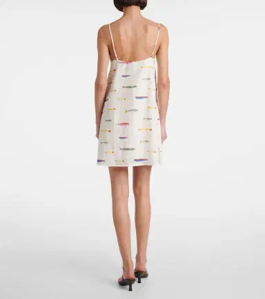 Staud Laura printed cotton minidress | Thumbnail 5 Staud Laura printed cotton minidress | Thumbnail 5