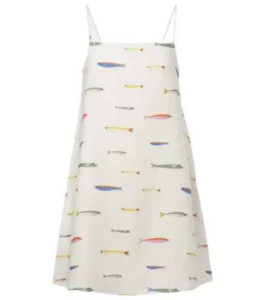 Staud Laura printed cotton minidress | Thumbnail 1 Staud Laura printed cotton minidress | Thumbnail 1