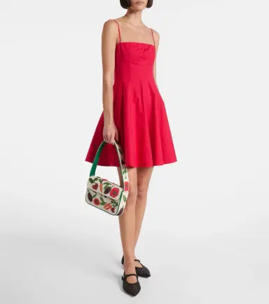 Staud Wylie cotton minidress | Thumbnail 2 Staud Wylie cotton minidress | Thumbnail 2