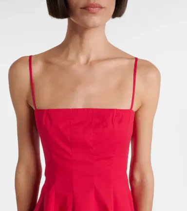 Staud Wylie cotton minidress | Thumbnail 4 Staud Wylie cotton minidress | Thumbnail 4
