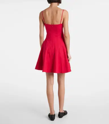 Staud Wylie cotton minidress | Thumbnail 5 Staud Wylie cotton minidress | Thumbnail 5
