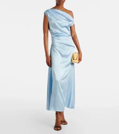 Staud Phare silk-blend satin cocktail dress | Thumbnail 2 Staud Phare silk-blend satin cocktail dress | Thumbnail 2