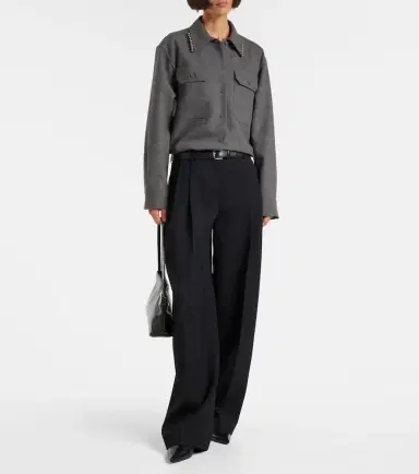 Jil Sander Beaded wool canvas shirt | Thumbnail 2 Jil Sander Beaded wool canvas shirt | Thumbnail 2