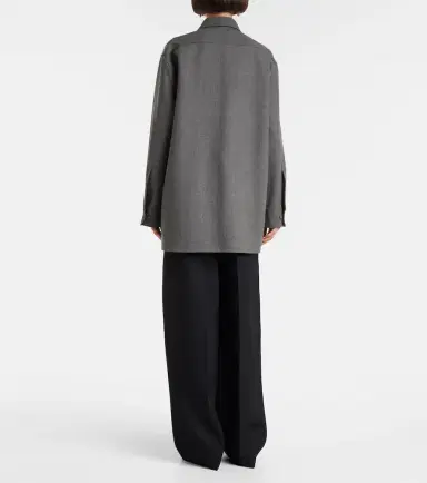 Jil Sander Beaded wool canvas shirt | Thumbnail 3 Jil Sander Beaded wool canvas shirt | Thumbnail 3