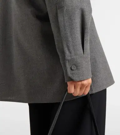 Jil Sander Beaded wool canvas shirt | Thumbnail 5 Jil Sander Beaded wool canvas shirt | Thumbnail 5