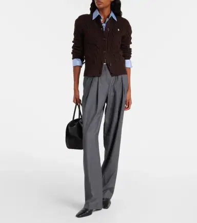 Polo Ralph Lauren Cable-knit wool and cashmere cardigan | Thumbnail 3 Polo Ralph Lauren Cable-knit wool and cashmere cardigan | Thumbnail 3