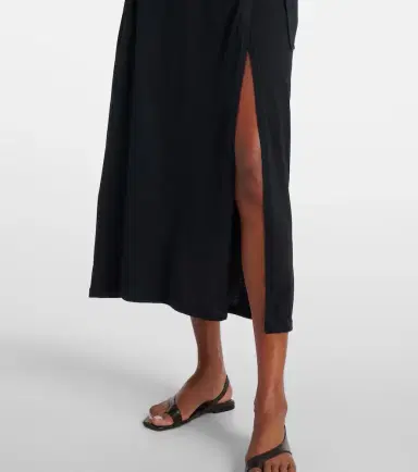Toteme Cotton and silk midi skirt | Thumbnail 4 Toteme Cotton and silk midi skirt | Thumbnail 4