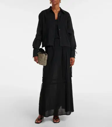 Toteme Cotton maxi skirt | Thumbnail 2 Toteme Cotton maxi skirt | Thumbnail 2