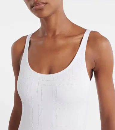 Toteme Monogram jersey swimsuit | Thumbnail 2 Toteme Monogram jersey swimsuit | Thumbnail 2