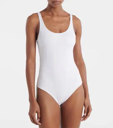 Toteme Monogram jersey swimsuit | Thumbnail 4 Toteme Monogram jersey swimsuit | Thumbnail 4