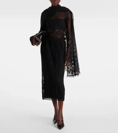 Toteme Embroidered tulle blouse | Thumbnail 4 Toteme Embroidered tulle blouse | Thumbnail 4