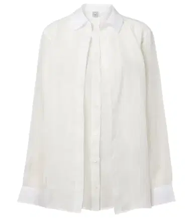 Toteme Layered ramie voile shirt | Thumbnail 1 Toteme Layered ramie voile shirt | Thumbnail 1