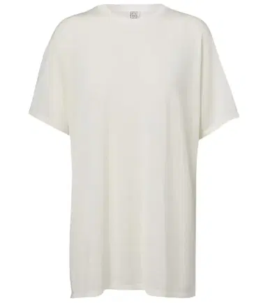 Toteme Semi-sheer T-shirt | Thumbnail 1 Toteme Semi-sheer T-shirt | Thumbnail 1