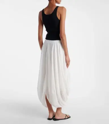 Toteme Draped midi skirt | Thumbnail 4 Toteme Draped midi skirt | Thumbnail 4