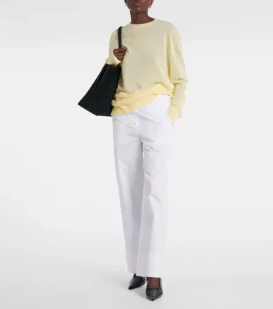 TOTEME Twisted Seam cotton poplin wide-leg pants | Thumbnail 5 TOTEME Twisted Seam cotton poplin wide-leg pants | Thumbnail 5
