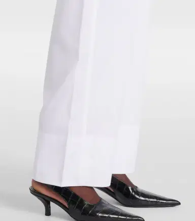 TOTEME Twisted Seam cotton poplin wide-leg pants | Thumbnail 6 TOTEME Twisted Seam cotton poplin wide-leg pants | Thumbnail 6