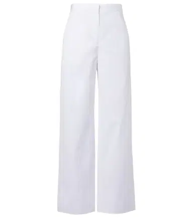 TOTEME Twisted Seam cotton poplin wide-leg pants | Thumbnail 1 TOTEME Twisted Seam cotton poplin wide-leg pants | Thumbnail 1