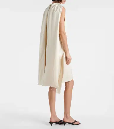 Toteme Cocoon deconstructed satin minidress | Thumbnail 6 Toteme Cocoon deconstructed satin minidress | Thumbnail 6