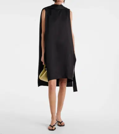 Toteme Cocoon deconstructed satin minidress | Thumbnail 2 Toteme Cocoon deconstructed satin minidress | Thumbnail 2