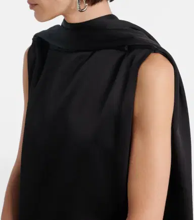 Toteme Cocoon deconstructed satin minidress | Thumbnail 3 Toteme Cocoon deconstructed satin minidress | Thumbnail 3