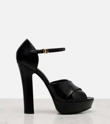 Dolce & Gabbana Leather platform sandals | Thumbnail 3 Dolce & Gabbana Leather platform sandals | Thumbnail 3