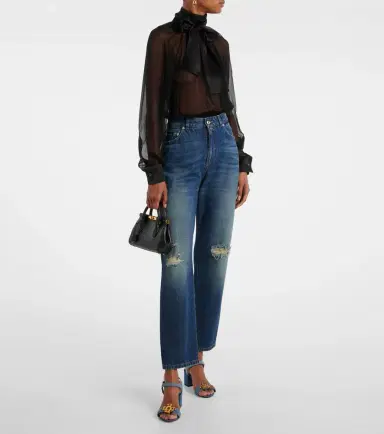 Dolce & Gabbana Embellished 60 denim sandals | Thumbnail 5 Dolce & Gabbana Embellished 60 denim sandals | Thumbnail 5