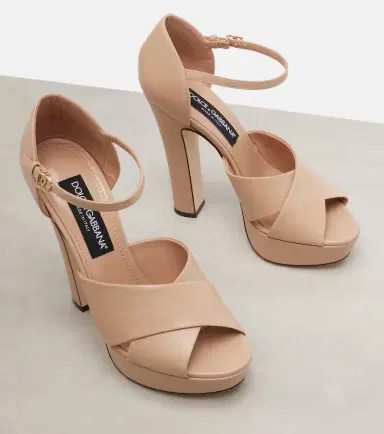 Dolce & Gabbana Leather platform sandals | Thumbnail 3 Dolce & Gabbana Leather platform sandals | Thumbnail 3