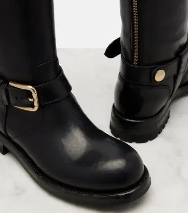 Dolce & Gabbana Leather biker boots | Thumbnail 3 Dolce & Gabbana Leather biker boots | Thumbnail 3
