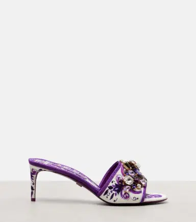 Dolce & Gabbana Majolica 60 mules | Thumbnail 2 Dolce & Gabbana Majolica 60 mules | Thumbnail 2