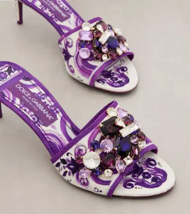 Dolce & Gabbana Majolica 60 mules | Thumbnail 4 Dolce & Gabbana Majolica 60 mules | Thumbnail 4