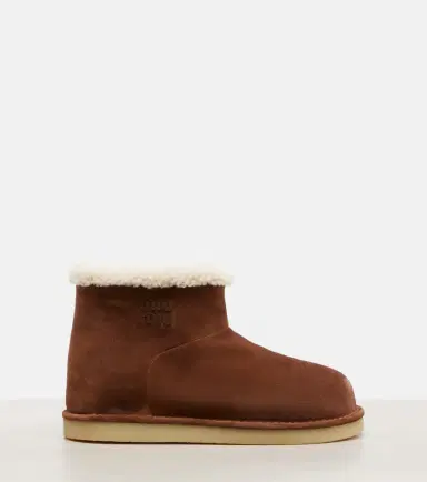 Miu Miu Shearling-lined suede ankle boots | Thumbnail 4 Miu Miu Shearling-lined suede ankle boots | Thumbnail 4